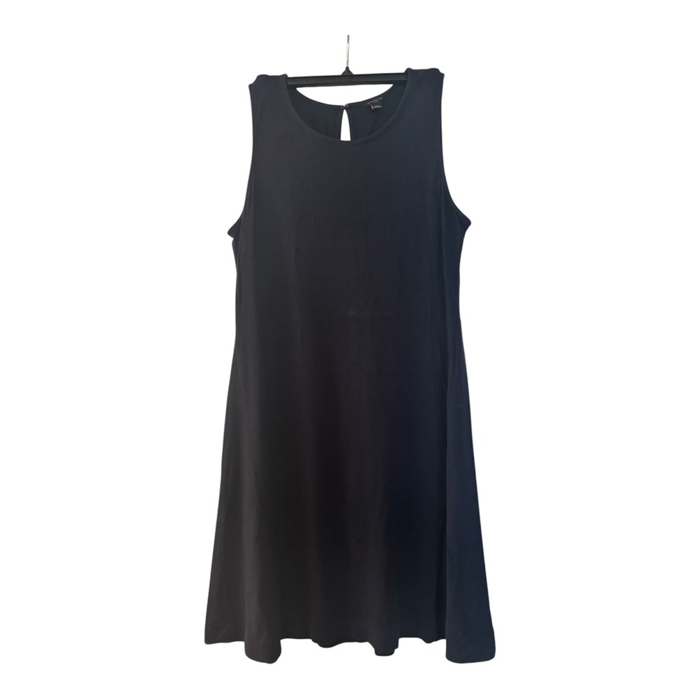 Ann Taylor Navy Midi Dress - Comfort and Style - Soft & comfy dress up/down!